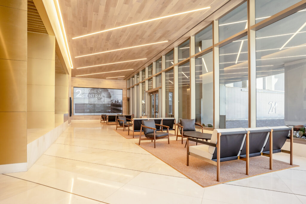 Custom millwork in hotel