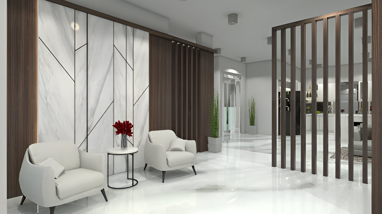 Custom millwork in luxury room